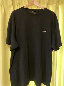 バレンシアガ BALENCIAGA ロゴTシャツ ブラック 黒 XL