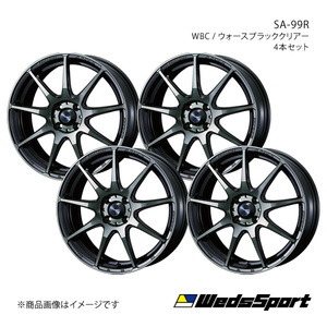 WedsSport/SA-99R フィット/フィットアリア GD1/2/3/4/5/6/7/8/9 アルミホイール4本セット【15×6.0J 4-100 INSET38 WBC】0073862×4