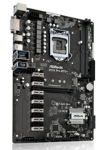 ASRock H110 PRO BTC+ LGA 1151 DDR4 M.2 SATA3 Desktop Motherboard