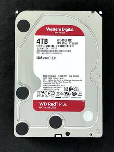 【送料無料】　★ 4TB ★　WD Red / WD40EFRX　【使用時間：42ｈ】　2021年製　新品同様　3.5インチ　内蔵HDD　Western Digital RED　