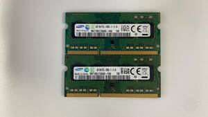 Samsung PC3L-12800S 4GB×2枚(計8GB)