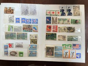 大量　未使用切手　ビンテージ　レトロ　オリンピック　万博 EXPO70 海外切手　皇室　ケネディ　アポロ　記念　昭和　約400枚　郵便　レア