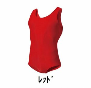 新品 男子 体操 シャツ タンクトップ 赤 レッド Mサイズ 子供 大人 男性 女性 wundou ウンドウ 400 送料無料