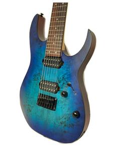 Ibanez◆RG7421PB/エレキギター/7弦/純正ソフトケース付/2020s/バールトップ/ブルーバースト