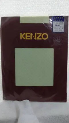 【新品】KENZO メッシュタイツ　薄黄緑