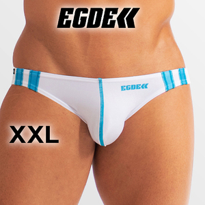 【レア！廃盤品！】EGDE LINEUP ビキニ 白 XXL/AQUX GMW goodmenwear AQUX PPG propagandaプロパガンダ GX3 asics arena TMコレクション