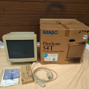 NANAO　FlexScan 54T　CRT　17インチ PCモニター　元箱付き