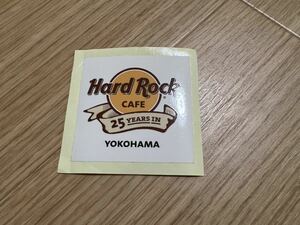 Hard Rock Cafe ハードロックカフェ 横浜 25周年 記念 ステッカー シール