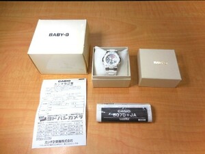 【USED】　CASIO BABY-G BGA-116 ホワイト　レディース　稼働　箱付き　#44177