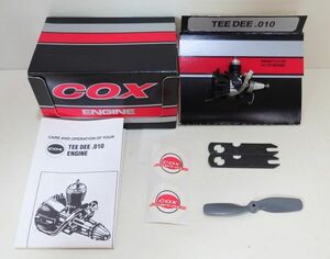 【未使用】 COX　TEE DEE　010　ENGINE　No.130　エンジン　飛行機 ラジコン　G240208878-41