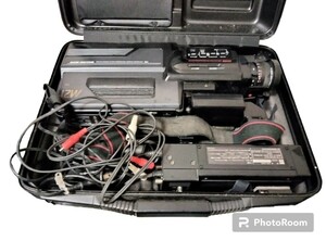 通電OK　National M21　MACLORD MOVIE　NV-M21　AF PIEZO ＶＨＳムービー専用 システムケース　VW-AM2　ビデオカメラ　箱付　ジャンク