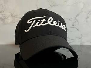 【未使用品】361KC 上品★Titleist タイトリスト ゴルフ キャップ 帽子 CAP 上品で高級感のあるブラックにホワイトロゴ♪《FREEサイズ》