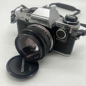 2404Y39 OLYMPUS OM-10 オリンパス フィルムカメラ F.ZUIKO AUTO-S 1:1.8 f=50mm 現状品