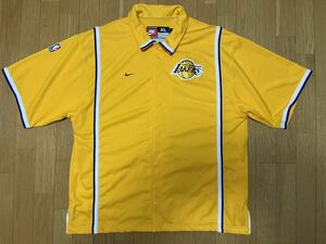 90’s NBA LAKERSレイカーズ ジャージ ウォームアップジャージ KOBE BRYANT コービー レブロン バスケ NIKE ナイキ　XL