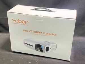 プロジェクター YABER PRO V7 1080P 元箱　付属品付き　0409-38(10)