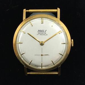 PRELY GENEVE 14金無垢 時計 重量 (約19.34g ) 希少 レア アンティーク コレクション ビンテージ VINTAGE 現在不動品 ☆