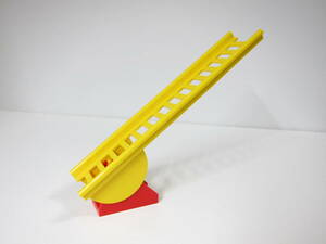 【Fabulandパーツ】LEGO　ファビュランド　はしご車のはしご　黄/赤 美品　　◇#4000c01◇ラダー◇レゴ◇オールド