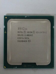 中古 Intel Xeon E5-2470 v2 SR19S 10C 2.4GHz 25MB 95W LGA 1356 2個セット