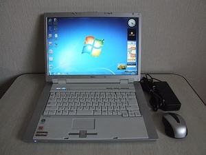 ☆NEC Lavie PC-LL550HJ1K Sempron3200+ 1.8GHz/2GB/320GB/Windows7（難あり）☆a197