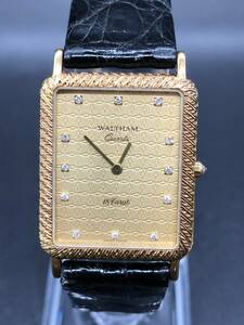 WALTHAM ウォルサム 18 CARAT SOLID GOLD 23 56010.01.52 k18 時計　金無垢