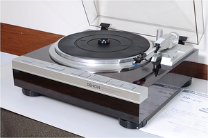 ☆整備済動作良好☆ DENON DP-47F カートリッジ＆取説(コピー)付 クォーツロックD.Dフルオートレコードプレーヤー 1円スタート