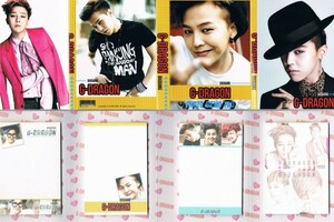 BIGBANG G-DRAGON ４段折ミニメモ帳 002