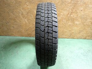 RK1121【送料無料165/70R14】1本 ダンロップ WINTERMAXX WM02 2022年製 中古スタッドレスタイヤ アクア スペイド マーチ ヴィッツ《即決》