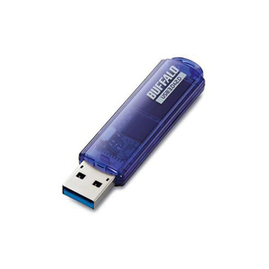 BUFFALO バッファロー USBメモリ USB3.0対応「ライトプロテクト機能」搭載モデル RUF3-C64GA-BL RUF3-C64GABL