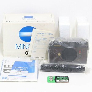 未使用品！ 1円スタート！ MINOLTA ミノルタ CLE リザード トカゲ革 ゴールドロゴ GOLD フィルム カメラ （質屋 藤千商店）