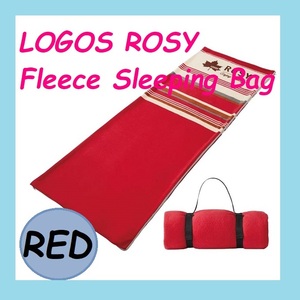 【アウトドア】 LOGOS 洗える フリース 寝袋 ロゴス ロジ― ROSY スリーピングバッグ シュラフ 封筒型 連結可 インナーシュラフ 車中泊