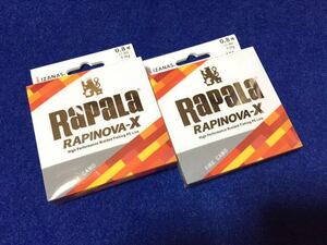 ☆未使用品 ラパラ RAPINOVA-X 0.8号 17.8LB 150m 2個セット ファイヤーカモ、ショア、オフショア、キャスティング、ジギング、投げ釣り他