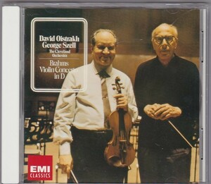 ★CD EMI ブラームス:ヴァイオリン協奏曲 *ダヴィッド・オイストラフ(David Oistrakh).ジョージ・セル/24bit最新リマスタリング