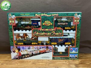 【N2-1466】未使用 NORTHPOLE TOY ノースポールトイショップ クリスマス トレインセット 機関車 Xmas 列車【千円市場】