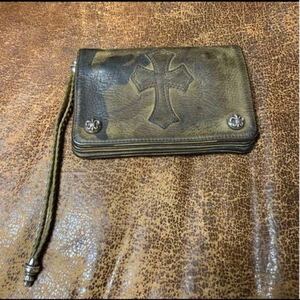 クロムハーツ CHROMEHEARTS クロスパッチ 2ZIPウォレット　迷彩