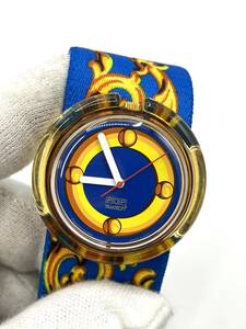 【電池切れ】Swatch　スウォッチ　Pop PALACE DOORS　クォーツ腕時計　ユニセックス 