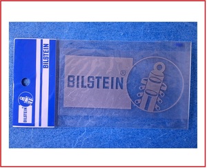 新品　ビルシュタイン　BILSTEIN　ロゴ転写ステッカー／シルバー