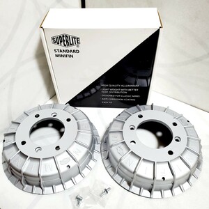 ローバーミニ アルミドラム スーパーミニフィン MINIFIN ローバーミニ ドラム リア / フロント用 高品質 59～1984年　SUPMF　新品