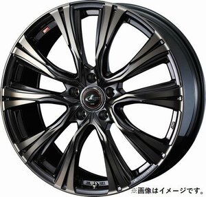 【個人宅発送可能】ウエッズ Weds 15X6.0J +43 5穴 PCD114.3 PBMC/TI ホイール 1本 LEONIS VR レオニス・ブイアール (41215)