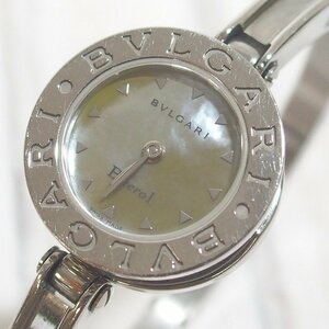 f002 Z1 BVLGARI ブルガリ B.zero1 BZ22S レディース腕時計 クォーツ シェル文字盤 ジャンク品