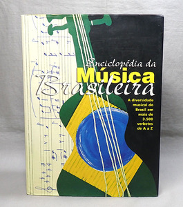 洋書【Enciclopedia Da Musica Brasileira Popular, Erudita E Folclorica】ブラジルの音楽百科事典 ポルトガル語 1998年 資料 古書 古本