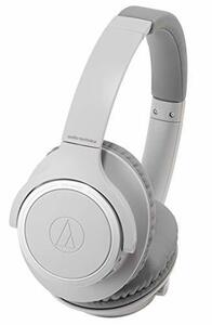 Audio-Technica ATH-SR30BTGY Bluetooth ワイヤレス オーバーイヤーヘッド (中古品)