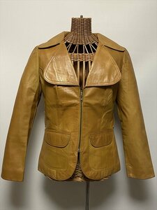 ★USED/VINTAGE/LEATHER JACKET/LINDZON/MADE IN CANADA/LADIES