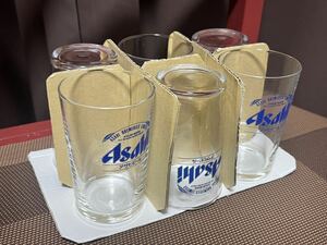 長期保管 未使用 非売品 昭和レトロ コレクション アサヒビール 6型グラス 町中華 Asahi コップ 