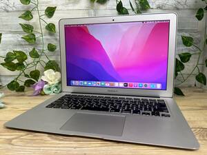 【動作OK♪】MacBook Air 2015 A1466[Core i5(5250U)1.6Ghz/RAM:4GB/SSD:128GB/13インチ]Catalina インストール済 動作品　