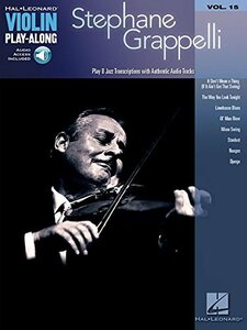 洋書輸入楽譜『Stephane Grappelli Violin』ステファン・グラッペリ ジャズヴァイオリン曲集