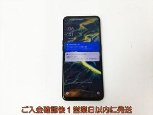 Softbank 判定○ OPPO Reno5 A Androidスマートフォン 本体 128GB シルバーブラック 動作確認済 J06-815rm/F3