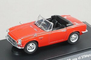 EBBRO エブロ 1/43 Honda ホンダ S800 ロードスター 1966 レッド 43399