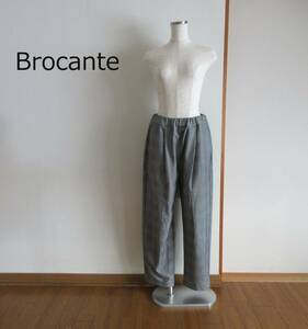 Brocante★ブロカント　グレンチェック　テーパードパンツ　１サイズ　33-294T　Domingo