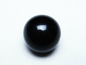 誠安◆天然石高級品モリオン 純天然 黒水晶 原石 17mm [T220-8410]