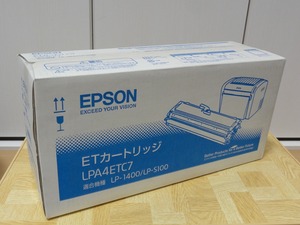 ★未使用★EPSON エプソン純正 ETカートリッジ LPA4ETC7 LP-1400 LP-S100 用トナー 送料無料 